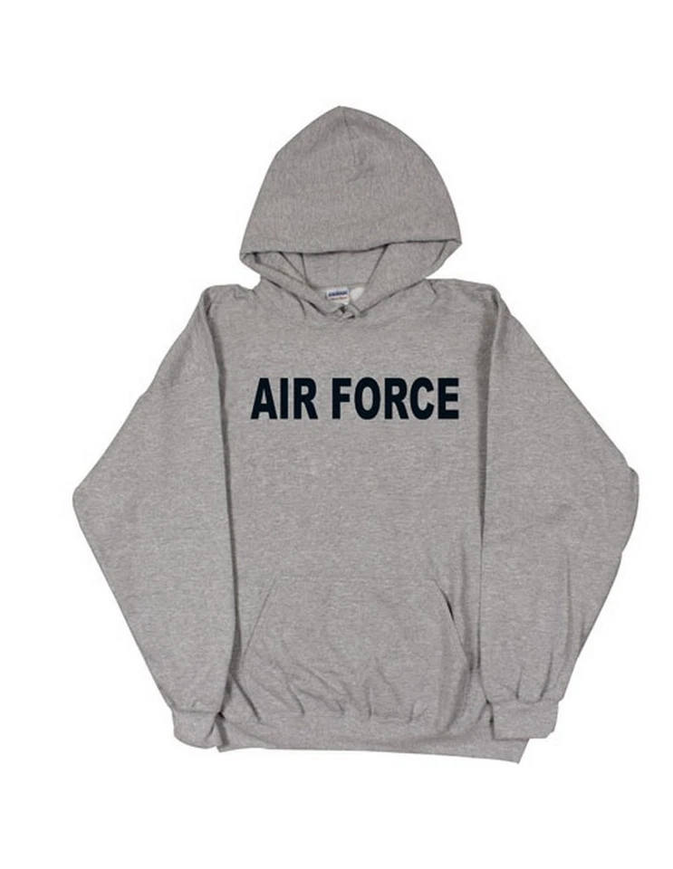 Fox Outdoor Casual Sweatshirt Mens Air Force Hood Gray 64-871 - Image 1 of 1