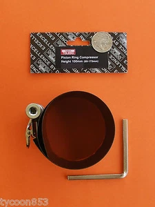 NEW PISTON RING COMPRESSOR 60mm - 175mm x 100mm DEEP  famous TOLEDO QUALITY - Picture 1 of 2