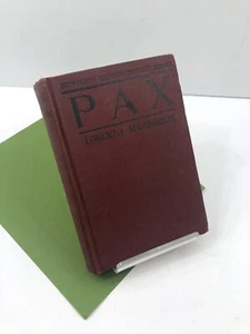 1920 PAX Peace Lorenzo Marroquin Brentano's Hispano American Series Vintage Book - Picture 1 of 6