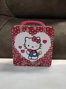 Tin - Hello Kitty by Sanrio - Pink and White - 5.75" x 2.5" x 5.75" - Picture 1 of 7