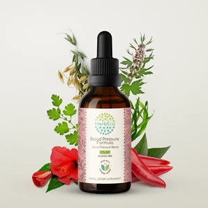 HerbEra Blood Pressure Formula Alcohol-FREE Tincture. Blood Pressure Blend - Picture 1 of 16