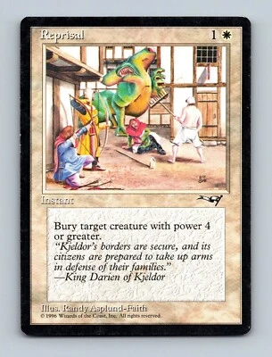 Magic The Gathering MTG - Reprisal - 13b - Alliances Card 1996 - Image 1 of 2