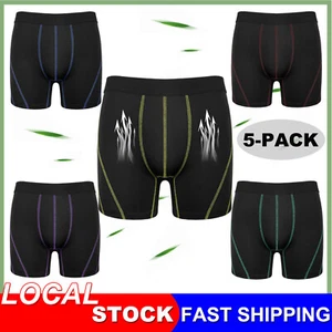 Paquete de 4-10 calzoncillos boxer transpirables anti rozaduras para hombre calzoncillos sin etiquetas - Imagen 1 de 25
