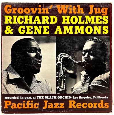 Richard Holmes & Gene Ammons Groovin' With Jug 1981 Vinyl Pacific Jazz Records - Image 1 of 4