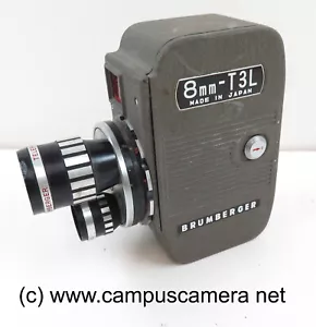 Brumberger 8mm-T3L 8mm Movie Roll Film Camera 3 turret Japan / Circa:1955 - Picture 1 of 8