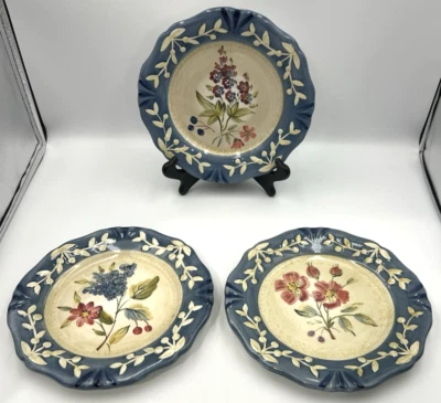 Plato de postre de ensalada Gladding International Flora Pamela certificado 3 8,5" retirado Foto 1 de 4