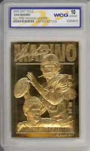 Limited 2000 23 Karat Gold Dan Marino "All-Time Passing Leader" Miami Dolphins - Picture 1 of 2