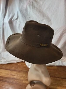 DRIZA-BONE TOP ENDER ALL-WEATHER BRIMMED HAT - 100% COTTON Size Small - Picture 1 of 4