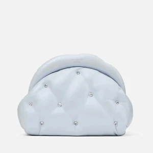 Kate Spade New York Pearlized Quilted Cloud Clutch Bag RRP £445 BNWT - Picture 1 of 5