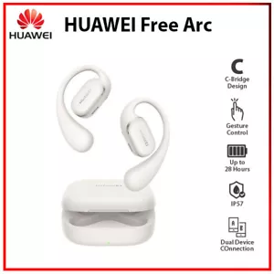 Huawei FreeArc GREY TWS Wireless Bluetooth Dual Device Connect Earphone Earbuds - Picture 1 of 5