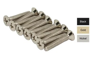 SAE 6-32 x 3/4 (20 mm) Strat Senkkopf Pickup Befestigungsschrauben - Stck - 12 - Bild 1 von 5