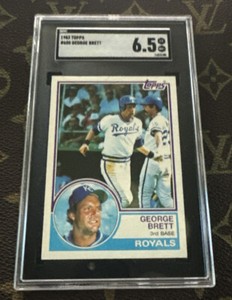 1983 Topps #600 George Brett SGC 6.5 EX-NM+ Kansas City Royals HOF