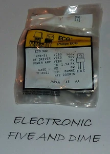 ECG302 T-NPN SI-RF PO PD 8W 1 - Picture 1 of 1