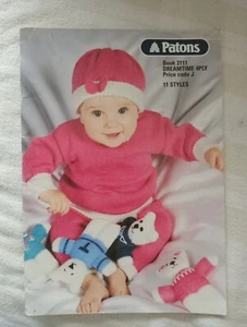 Patons book 2111 baby clothes to knit Dreamtime 4ply 11 styles 0 to 18 months - Picture 1 of 13