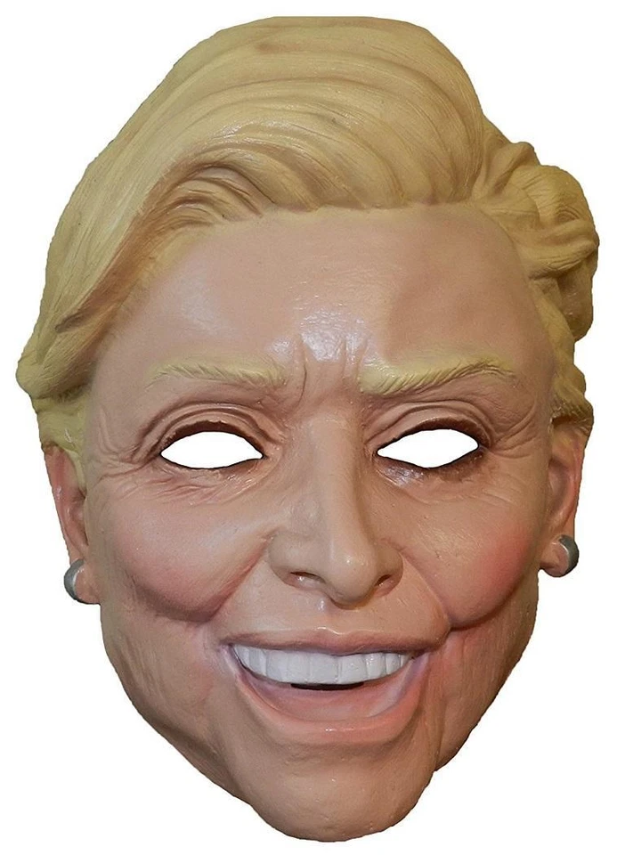 Female Candidate Mask Hillary Clinton Fancy Dress Halloween Costume Accessory - Image 1 of 1