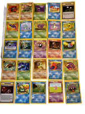 Huge Vintage Pokemon Cards Lot WoTc Lot Fossil Complete Set NM/LP
