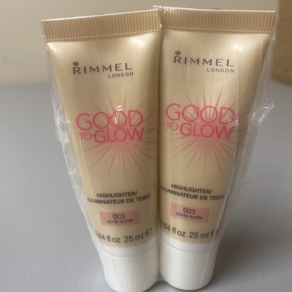 (2) Rimmel Good To Glow Highlighter, 003 Soho Glow - Image 1 of 1
