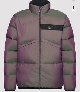 EA7 Emporio Armani PN6MZ 2804 Multicolore Regular Fit Down Jacket Size L - Picture 1 of 12