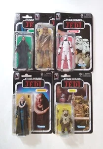 Star Wars Black ROTJ 40th Anniversary Complete Set of 5 with Storm trooper Lot - Picture 1 of 15