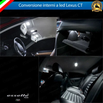 KIT LED INTERNI LEXUS CT KIT DI CONVERSIONE COMPLETA CANBUS 6000K NO ERROR - Immagine 1 di 4