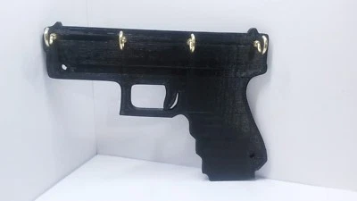 Pistola Glock Pistola Llave Soporte Percha Entrada Organización Ganchos de Pared Foto 1 de 4