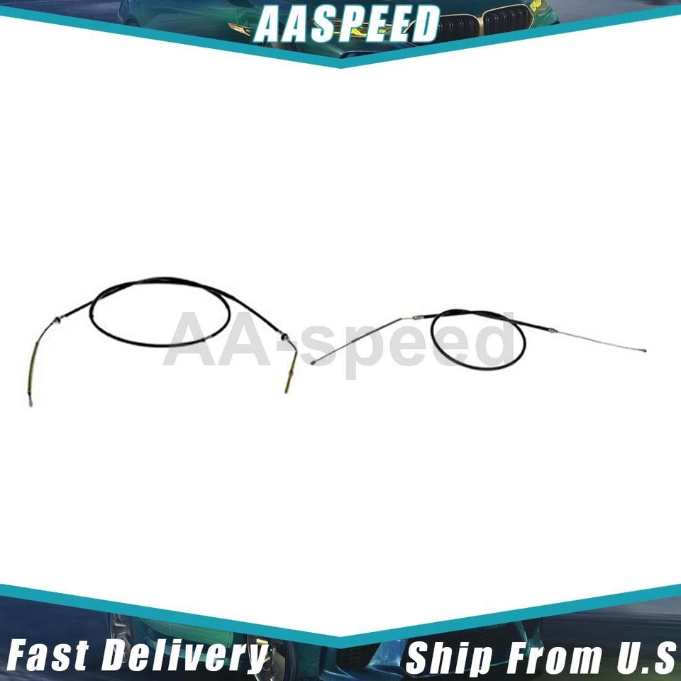 Cable de freno de estacionamiento trasero para Chevrolet K1500 1990 1991 1992 1993 1994 1999 2 piezas Foto 1 de 4