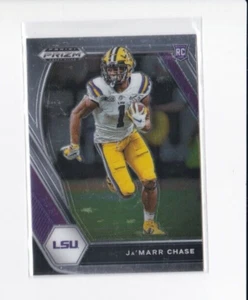 JA'MARR CHASE 2021 PANINI PRIZM DRAFT PICKS FOOTBALL LSU ROOKIE CARD-SHIPS FREE - Picture 1 of 21