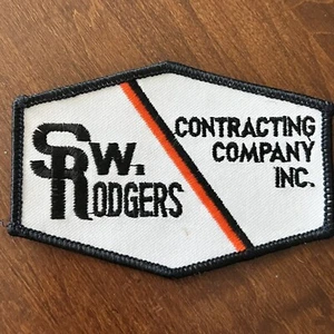 S W Rodgers Contracting Company Inc Patch - Vintage - Virginia - Picture 1 of 4