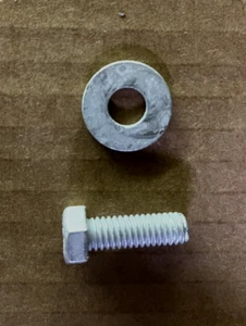 110 Befestigung #1133181 5/16" flache Unterlegscheiben feuerverzinkt + 35 5/16-1" Schraube - Bild 1 von 3