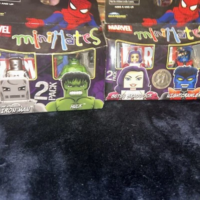 Marvel Mini Compañeros Iron Man Halcón Betsy Braddock Nightcrawler Diamond Select 2011 Foto 1 de 4