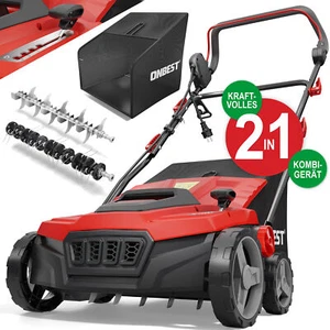 Vertikutierer Rasenlüfter Elektro 38 cm 1800W 2in1 Kombi Gerät Moosentferner 45L - Bild 1 von 7