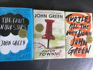 PAPER TOWNS Turtles All The Way Down FAULT IN OUR STARS all HC SIGNED John Green