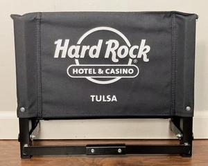Hard Rock Hotel Casino Tulsa Logo Stadium Seat Padded Heavy Duty w/Bleacher Hook - Picture 1 of 8