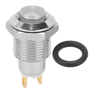 10mm Mini Push Button Switch Spring Loaded Stainless Steel Metal Switch - Picture 1 of 23