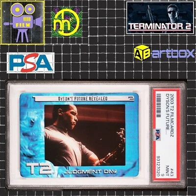 2003 ArtBox Terminator 2 FilmCardz - #43 Dyson's Future Revealed - PSA 9 MINT - Image 1 of 4