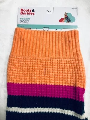 Dog and Cat Color block Sweater Size M Boots & Barkley Pet Sweater Brand New! - Image 1 of 4