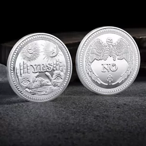 Yes No Decision Maker Coin Prediction Commemorative Coin Collection Lucky Choice - Picture 1 of 4