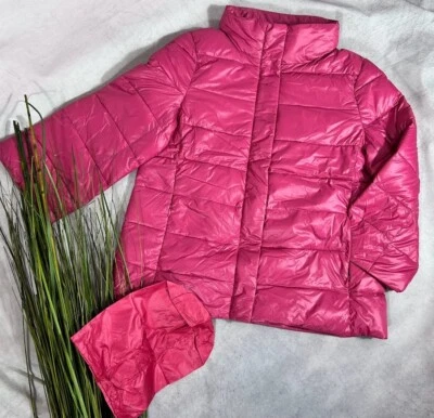 Neu ultra leichte Daunen Jacke Steppjacke PINK L 38 - Bild 1 von 4