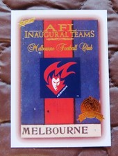 1996 Select AFL Hall of Fame Card:  MELBOURNE  (Demons) CLUB EMBLEM  #106