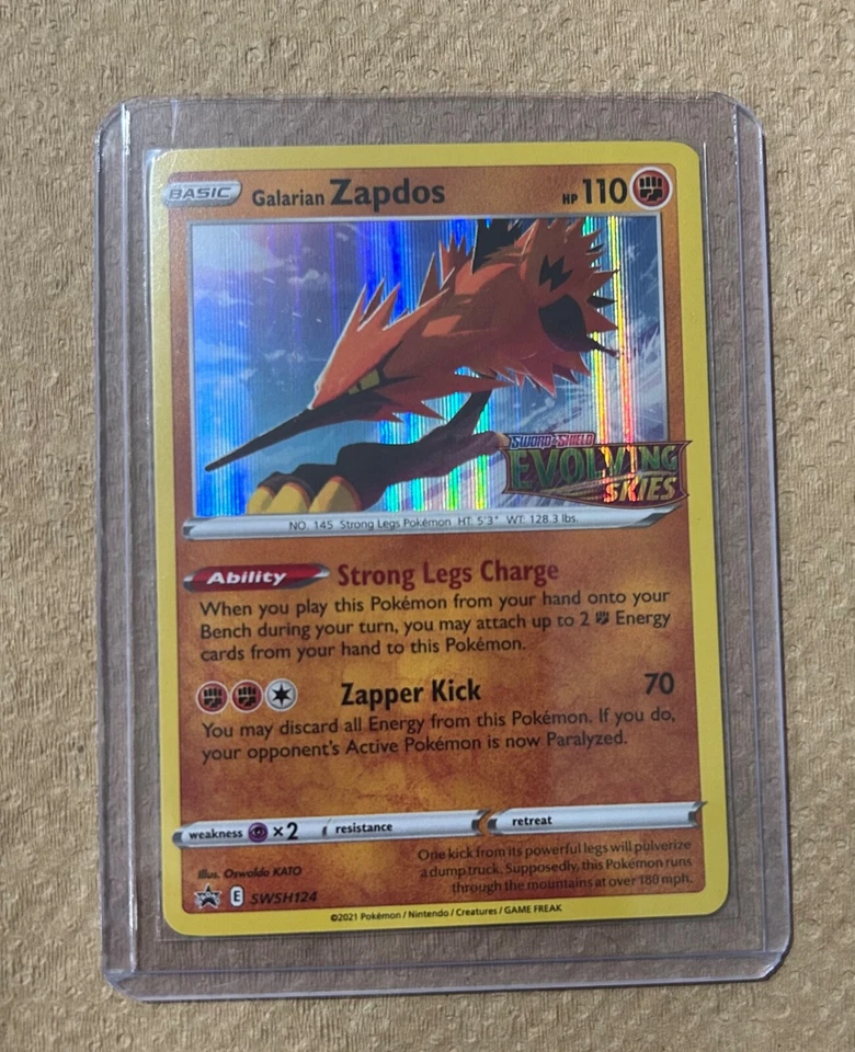 Galarian Zapdos - (Prerelease) SWSH124 SWSH: Sword & Shield Promo Cards Holo - Image 1 of 2
