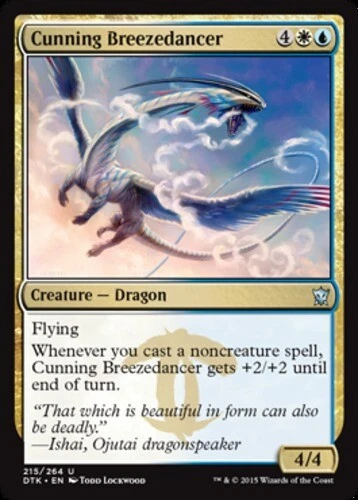 Cunning Breezedancer ~ Lightly Played Dragons of Tarkir MTG Magic UltimateMTG Mu - Image 1 of 1