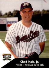 1995 Michigan Battle Cats Team Issue 14 Chad Hale Jr Newark Thornville Ohio Card
