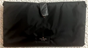 New Kate Spade Black Baby Diaper Changing Pad Black Foldable Magnetic Closure - Picture 1 of 2
