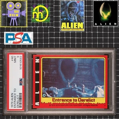 1979 Topps Alien - 40 Entrance to the Derelict - PSA 9 MINT - Image 1 of 4