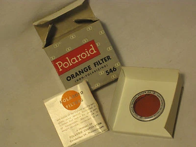 Polaroid Orange Filter Non-Polarizing 546 camera land cameras vintage U.S.A.  - Image 1 of 4