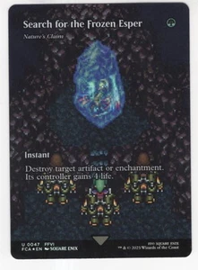 Magic The Gathering Final Fantasy Through The Ages Foil #0047 Search For The Frozen Esper - Imagen 1 de 1
