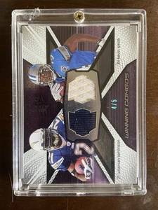 ‘08 Spx Winning Combos Tomlinson, Smith Super Rare 4/5, Dual Jersey, Game Used - Picture 1 of 3
