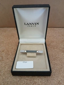 LANVIN Aguja de Corbata con Ónix Negro - 5 cm - Imagen 1 de 4