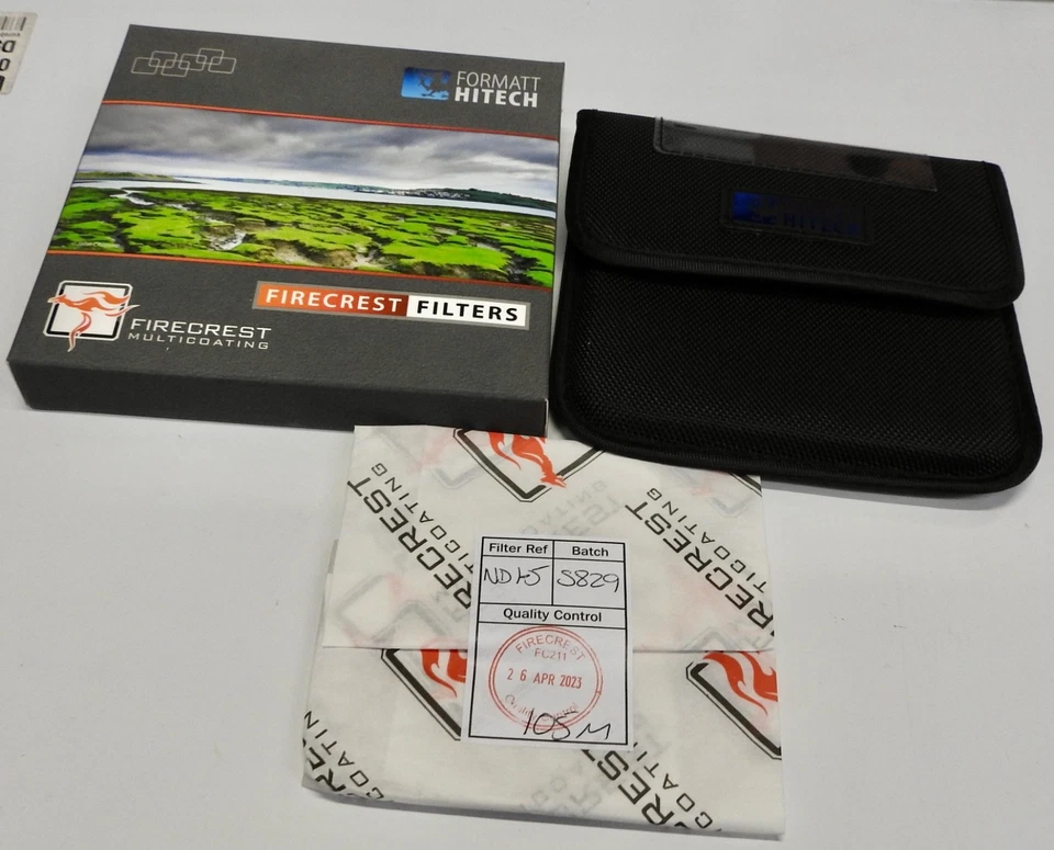 Circular Camera Filters. Formatt-Hitech Firecrest. 105mm & 127mm  CPL, ND, Grads - Image 1 of 4