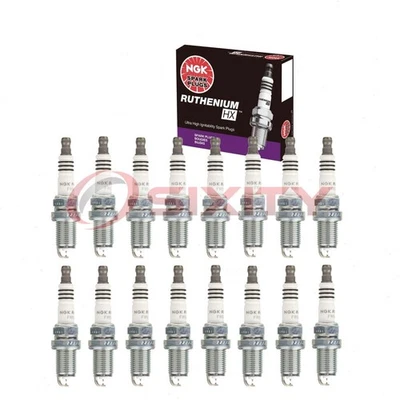 16 pcs NGK Ruthenium HX Spark Plugs for 1999-2003 Mercedes-Benz CLK430 4.3L zz - Image 1 of 4